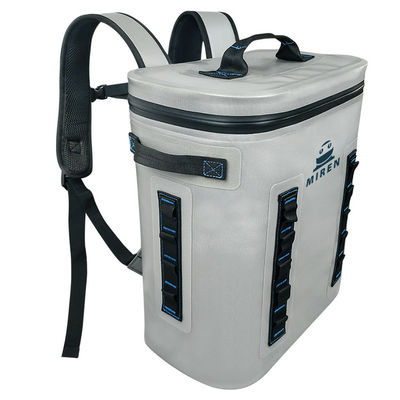 Waterdichte rugzak Soft Coolers Lichtgrijs 20L capaciteit TPU-materiaal