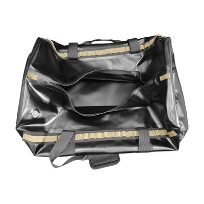 TPU Outdoor waterdichte droge plunjezak 120L zwarte kleur voor kamperen
