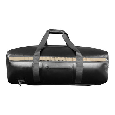 TPU Outdoor waterdichte droge plunjezak 120L zwarte kleur voor kamperen