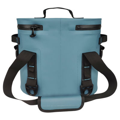Blauwe kleur 12 kan koeltas, zachte geïsoleerde lunchtas waterdicht voor picknick