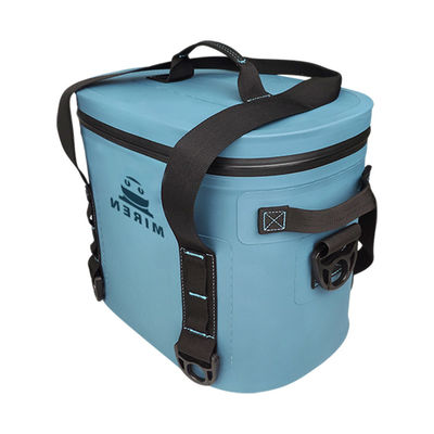 Blauwe kleur 12 kan koeltas, zachte geïsoleerde lunchtas waterdicht voor picknick