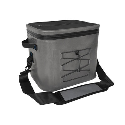 Square 24 Can Cooler Bag Donkergrijze kleur voor buitenactiviteiten OEM ODM