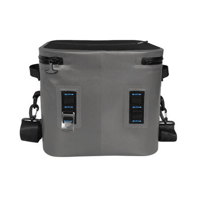 Square 24 Can Cooler Bag Donkergrijze kleur voor buitenactiviteiten OEM ODM
