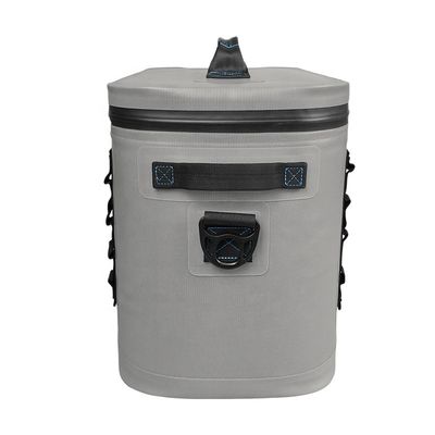 Lichtgewicht draagbare 20L koeltas lichtgrijze kleur voor barbecue camping