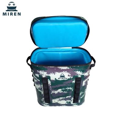 Multifunctionele zachte picknickkoeltas, Camo geïsoleerde rugzakkoeler om te vissen