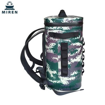 Multifunctionele zachte picknickkoeltas, Camo geïsoleerde rugzakkoeler om te vissen