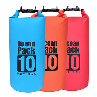 500D PVC Zachte Waterbestendige Dry Bag 10 Liter Voor Vissen Sport ODM