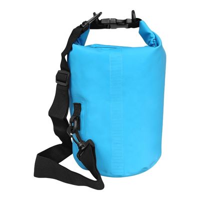 Lichtgewicht duurzame PVC waterdichte tas, 10L Dry Bag rugzak blauwe kleur