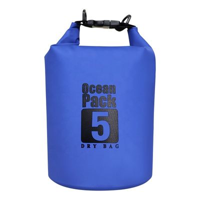 Lichtgewicht duurzame PVC waterdichte tas, 10L Dry Bag rugzak blauwe kleur