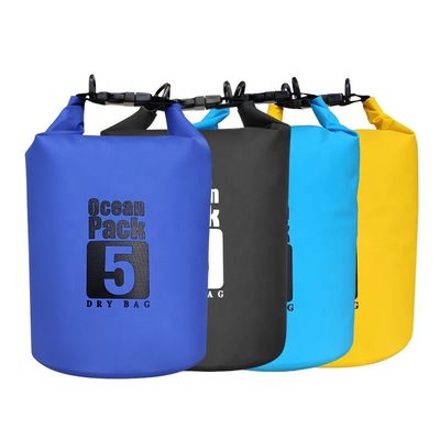 Lichtgewicht duurzame PVC waterdichte tas, 10L Dry Bag rugzak blauwe kleur